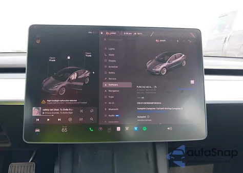 2021 Tesla Model 3 Long Range Dual Motor All-Wheel Drive z USA, uszkodzony, nr VIN 5YJ3E1EB0MF062004